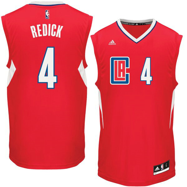 Maillot nba Los Angeles Clippers adidas Road Réplique Homme JJ Redick 4 Rouge
